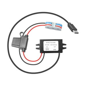 yzDC/DC TYPE-C|[g12/24V?5V DC/DC dRo[^[A~Ro[^[ 8-32V?5V3A 15W MAX ԁALED CgAgbNAc[Ȃǂ12v TYPE-C ϊ ~ 