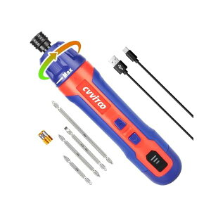 【送料無料】3.6V コードレスドライバー 電動ドライバー 小型電動 6N.m調整 USB Type-C 充電式 手動兼用 初心者 家庭用 小型家具セット み立て・修理 DIY