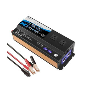 yzCo[^[ 1200W (u2000WΉ) DC12V/24VϊAC100/110V ݌v/ߕی@\ LsOJ[EhД~Ezdp AC|[g×2 USB|[g×2 type|[g×2 VK[