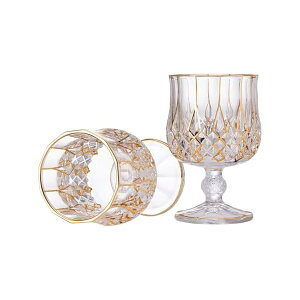 �y���������z�N���X�^���u�����f�[�ƃR�j���b�N�X�j�t�^�[�O���X�Z�b�g 2-24K�S�[���h �n���h�f�R���[�V�����A�V���[�g�X�e���R�j���b�N�K���X�u�����f�[�S�u���b�g �o�[�{���A�X�R�b�`