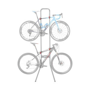 【送料無料】自転車 スタンド 2台用 ディスプレイスタンド 壁立てかけ式 上下2段型 収納・展示スタンド (TY-GJ002)