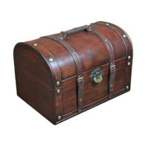 【送料無料】アンティーク 宝箱 ヴィンテージ スーツケース, 木製 宝箱 収納ボックス, 宝箱 収納ボックス 海賊宝箱 ベストギフト