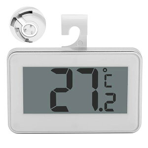 【送料無料】冷蔵庫温度計 冷凍室温度計 デジタル温度計 冷蔵庫デジタル温度計 デジタル温度計 防水 軽量 温度範囲-20°C?60°C デジタル温度計 大型液晶画面 高感度 取り付け簡単 調整可能な