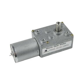 【送料無料】オートメーション化装置のための DC のウォーム ギヤ モーター 370WG 12V DC 0.6RPM の逆転の減速機