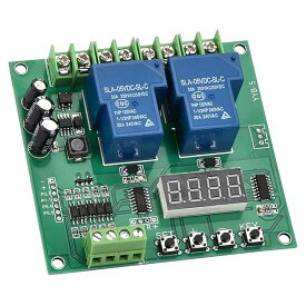 【送料無料】YYB?5 12V 24V モーターコントローラー正転/逆転、2 リレー遅延タイミングサイクルモジュール多機能タイマーリレーモジュールモーター制御ボード
