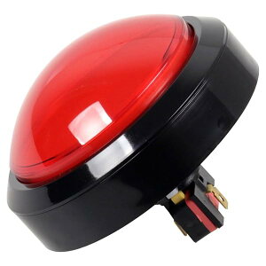 �y���������z�Q�[���v�b�V���{�^�� 100mm���E���h 12V LED�_�� �����{�^���X�C�b�` �}�C�N���X�C�b�`�t�� �A�[�P�[�h�r�f�I�Q�[���p �� 1��