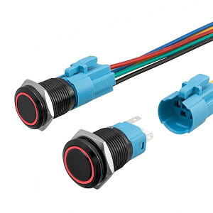 yz2 16mm SPDT LED uԉ{^ XeX|b`OvbV{^XCb` 1NO1NC IIthgOXCb` 5/8C`̎tp C[\PbgvOtiԐFL