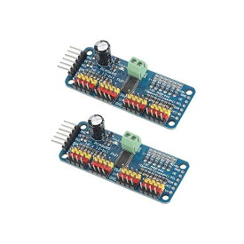 【送料無料】2個 PCA9685 16チャンネル 12-ビット PWM Servo モーター ドライバー IIC モジュール Arduinoと互換