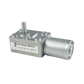 【送料無料】370WG DC ワーム ギヤ モーター 6V DC 50RPM の自動閉鎖のリバーシブル減速機の電動機