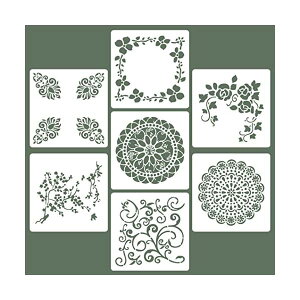 yzԕ 䶗 }_ 13 x 13 cm }p 7 pcs ev[g DIYXNbv XeVV[g p G zCg