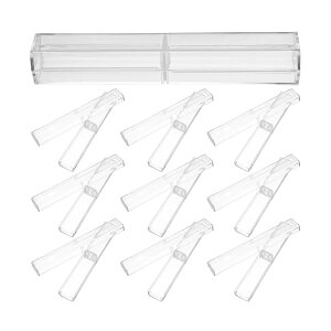 【送料無料】ペンケース ボールペンケース 万年筆 長さ155mm 筆箱 10個セット ペン収納 透明 プラスチック 鉛筆 小物入れ