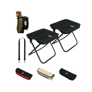 【送料無料】折りたたみいす 小型 軽量 380g キャンプ 椅子 ショルダーストラップ付き、一体型 携帯いすコンパクト 付き 旅行 ハイキング お釣り フェス 試合観戦