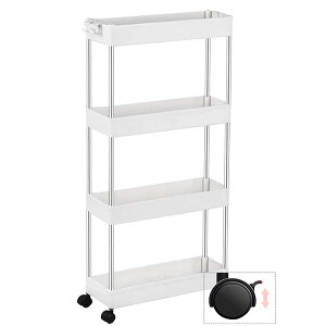 【送料無料】キッチンワゴン キッチンラック スリムワゴン 隙間ラック 収納棚 収納ラック オープンシェルフ キッチン収納棚 隙間収納棚 調味料棚 スリム キャスター付き すきま収納 おしゃ