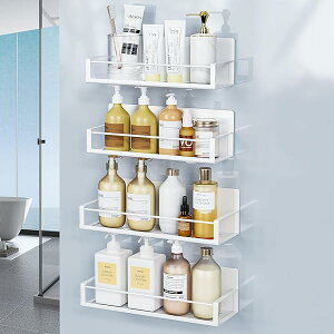 【送料無料】浴室用ラック シャワーラック お風呂 ラック バスルームラック 収納棚ラック マグネットラック 吸着式壁掛け 水切り 穴あけ不要 錆びにくい 浴室とキッチンの収納ラック ステ