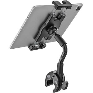 【送料無料】【2025新版・落下防止】 室内バイク用 タブレットホルダー 自転車 iPadホルダー フィットネスバイク取付 携帯スマホホルダー エアロバイク スタンド アイパッドホルダー 電動ル