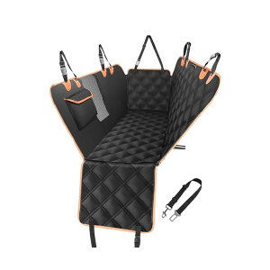 【送料無料】ペット用 ドライブシート 軽自動車用 コンパクトカー用 車ペットシート 後部座席 可視メッシュ窓 飛び出し防止リード付き 汚れ防止 防水 耐摩 滑り止め 簡単取り付け 折り畳み