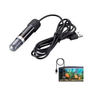 【送料無料】水槽 ヒーター 熱帯魚 ヒーター USB サーモスタット 水槽 ヒーター 小型 耐熱性、防蝕、作動すること容易な小型設計アクアリウムおよび小さいアクアリウムのための暖房プロダ