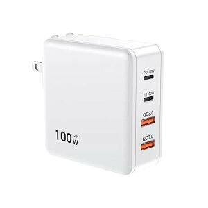 【送料無料】充電器 タイプc 100w PD 急速充電器 4ポート同時充電 軽量 小型 USB PD3.0/QC3.0/PPS/SCP規格 PSE認証 GaN技術搭載 折りたたみ式プラグ iPad/iPhone/Android/MacBookなど各種