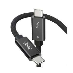 yzThunderbolt 4 P[u ubN 0.3m 240W}[d 8KΉ 40 Gbps f[^] Type-C &Type-C P[u USB-C & USB-C MacBook/iPad/Mac mini/iphone