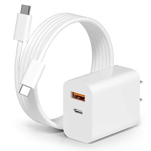 yz[d 20W 2|[g PDΉ USB ^Cvc [d PSEF؍ς USB C-CP[ut ቷEyʁE^ iPhone 16 / 15 / Pro/max/iPad Pro/AirPods ̑USB-C&USB-A