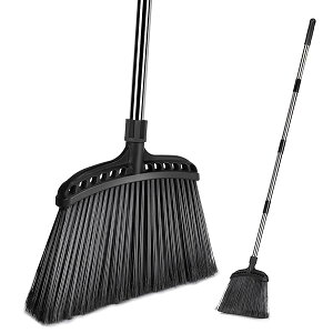 【送料無料】ZNM ほうき ホウキ 室内 屋外 ほうき 長柄 庭ほうき 簡易収納 簡単な組み立て 長さ調節可能 114-143cm 業務用 ほうき 庭 ベランダ、美容室 ガレージ 掃除セット