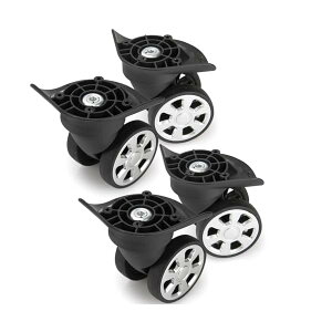 �y���������z�X�[�c�P�[�X�����p�L���X�^�[ �X�[�c�P�[�X�z�C�[�� �ԗ� �C�� �������i �L�����[�o�b�N�^�C�� �؂�ւ���C�p 360�x��] �����z�C�[���c (045# 4�Z�b�g)