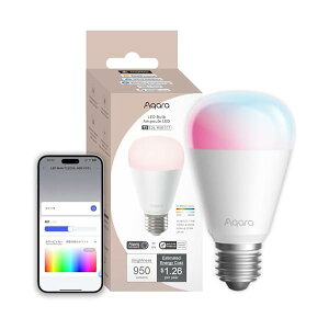 yzLED d T2 E26 RGB CCT 75W` Matter Thread Alexa HomeKitΉ X}[gd F Lz 1100lm 1600F RGB}`J[ dF璋F܂ X}[gCg