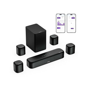 yz7.1ch TEho[ erp Dolby Atmos 350W BassMXڃTuE[t@[TEhXs[J[t HDMI eARC/Bluetooth//AUX/USBΉ Soundbar APPΉ dቹ z[