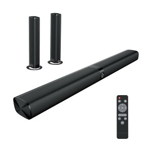 yzTEho[ 2 in 1 O\ er Xs[J[ Bluetooth5.3 TEho[ erp ʋƃCRCU[[h𓋍ڂLSoundbar ARC/fW^/AUX/u[gD