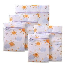 【送料無料】洗濯ネット 5枚セット (1L+2M+2S) ランドリーネット 型崩れ防止 絡み防止 丈夫 耐久性 細かい綱目 衣服/下着/小物/ブラジャーなど適用 洗濯用バッグ/旅行/収納ネット
