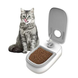 【送料無料】自動給餌器 猫&小型犬 兼用 タイミングペットフード給餌器 350 ml 大容量 48時間