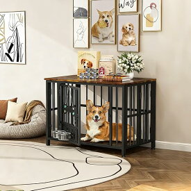 【送料無料】犬 ケージ 折りたたみ 屋根付き ペットサークル 持ち運び 犬ケージ けーじ小型
