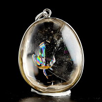 楽天市場】レインボー水晶 ペンダントの通販 