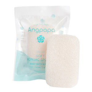 【送料無料】Angpapa こんにゃくスポンジ 赤ちゃんのボディケアに最適 敏感肌 花粉 FF-SPG