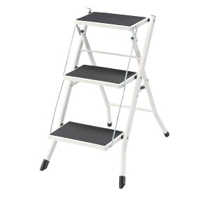 【送料無料】ステップ台 スチール(粉体塗装) ポリプロピレン ステップ台 3段 PC-344 折りたたみ式 ディスプレイ台 簡易チェア 持ち運び すべりにくい 4985155225309 _az
