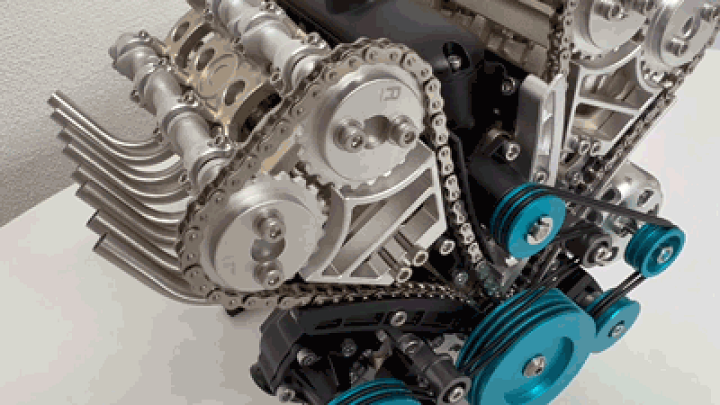V8エンジン 模型 ブロック 組立 STEM教材 車 模型 電動モデル Amazon | FlukeForest(フルークフォレスト) V8エンジン組立