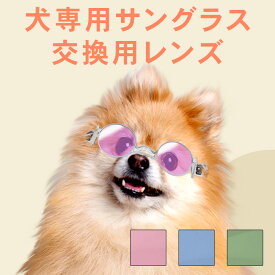 [限定200円クーポン配布]【送料無料・メール便限定】犬用サングラス 交換用レンズ レンズのみ UVカットレンズ 犬専用 設計 サングラス daengs_eye FF-SGL _FF
