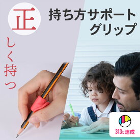 ペン持ち方サポートグリップ FF-PENTA-01 鉛筆 ペン グリップ 手書き トレーニング 筆記補助 子供 幼児 就学前 学生 子供 大人 2種入り タッチペン 絵画 契約 受験 インスタで人気 _FF