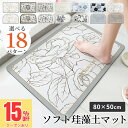 ＼11/15が買い時！最大15%OFFクーポン／ 大理石調 バスマット 珪藻土バスマット 珪藻土マット 珪藻土 マット 柔らか …