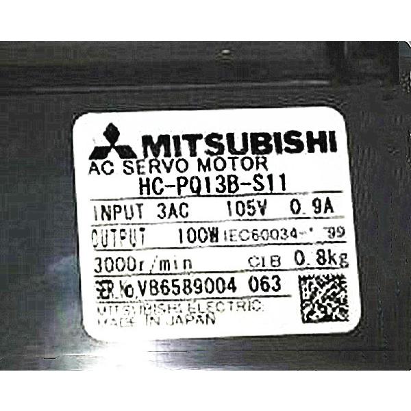 新品】 MITSUBISHI 三菱 HC-PQ13B サーボモーター 「６ヶ月保証付き」-