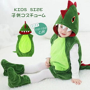 恐竜 着ぐるみ 仮装 衣装 コスプレ ダイナソー 子供 動物服 女の子 男の子 クリスマス ロンパース キッズ 演出服 動物服 コスチューム ハロウィーン costume パーティー 子供用 イベント