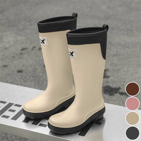 レインシューズ 雨 靴 レインブーツ 作業靴 雪 レディース 長靴 レインブーツ おしゃれ ブーツ ロング丈 完全防水 梅雨 台風 対策 アウトドア 防寒 防滑 農作業 ガーデニング 防水靴 園芸 釣り 作業用