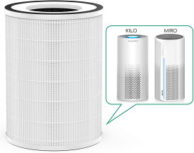 フィルター 空気清浄機 MIRO/KILO交換用 高性能フィルター HEPAフィルター 活性炭フィルター タバコ 花粉 対策 ホコリ除去 集塵に適用 交換用フィルター