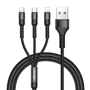 RAVIAD 3in1 [dP[u USB P[u [dR[h USB Type C P[u Micro USB P[u Phone [dP[u 3䓯d\ Phone Android ^CvC Galaxy Kindle S@Ή
