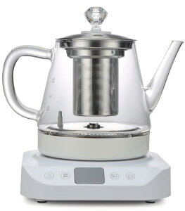 IwaiLoft 電気ケトル ガラス 耐熱ガラスケトル 1000W 800mL LEDライト カフェケトル 電気ポット 温度調整 温度調節 保温 静音 急速沸騰 自動給水 コーヒーケトル ゆわかしケトル 小型 おしゃれ ガ