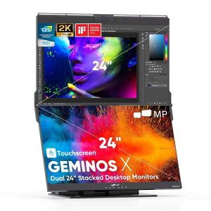 Geminos fA oCj^[ 24C` ^b`plΉ WQHD 1440P IPS 75Hz LED 99SRGB 14ms 2 ܂肽ݎ EFuJ Mac Windows LinuxΉ