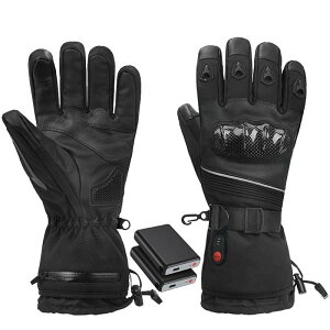 [Rokomi] �d�M�O���[�u �o�b�e���[�t�� �d�M��� usb �O���[�u �h���O���[�u �����Y �X�}�z�Ή� �^�b�`�p�l�� 3�i�K���x���� ����~�ߕt�� (�u���b�N, 3XL)