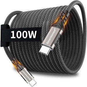100 W USB-C  C P[u [0.2m/0.5m/1m/1.5m/2m/3m] Type C-C P[u USB3.2 20Gbps 4K@60HZ 5A }[d f[^] ^Cvc@Ή PQ066