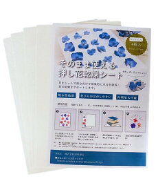 そのまま使える押し花乾燥シート　吸水性のあるシートに花を挟むだけで押し花が完成/押し花が剥がしやすい/シートの再利用可能/手軽に押し花を楽しみたい方に　【子どもの夏休みの自由