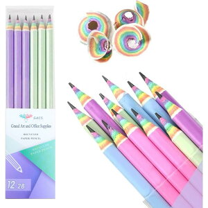 ���M 2B ����҂� ������������҂� 12�{���� ���F �J���t�� ���[�� ���킢�� ���w�� �ʔ��� Rainbow Pencils �v���[���g �M�t�g SDGs���i �G�R stationery